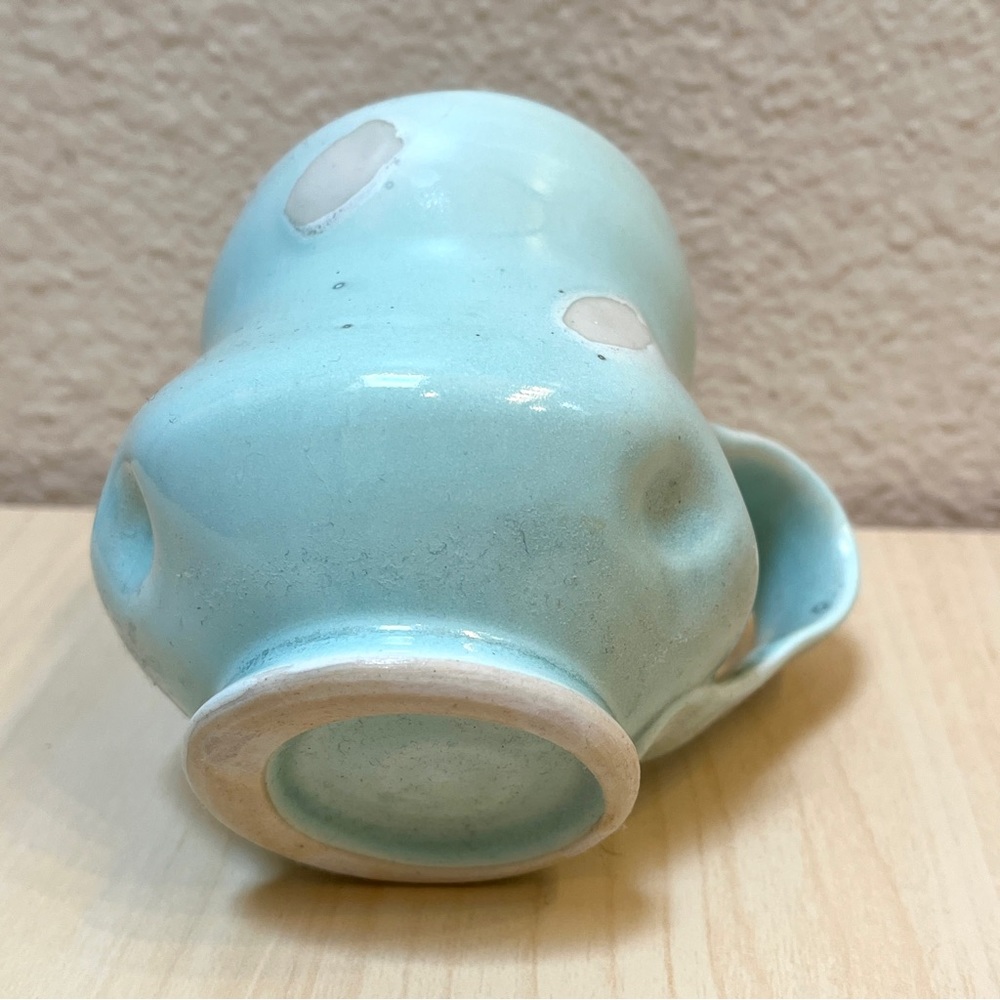 Porcelain Mug. Light Blue Iceberg Blue. Wheel thrown & wood fired. Stunning. - Picture 4 of 6